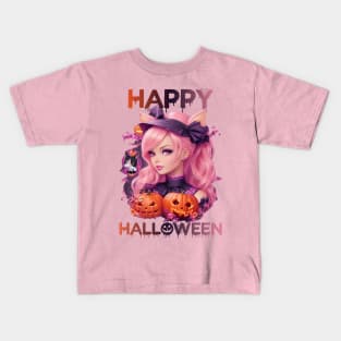 happy halloween barbie Kids T-Shirt